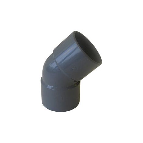 FloPlast 135° Solvent Weld Conversion Bend 40mm Grey - Pack of 10 (1/2)