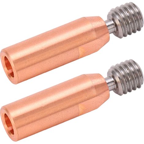 2 pièces buse de hotend bimétallique alliage titane cuivre pour imprimante 3D Ender 3, 3 V2, 3 Pro, filetage 1,75 mm (1/5)