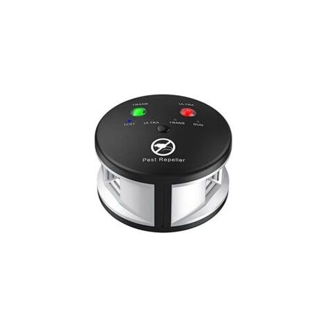 Repellente per parassiti a ultrasuoni a 360 gradi, deterrente per topi, ratti e altri animali domestici - Crezuo