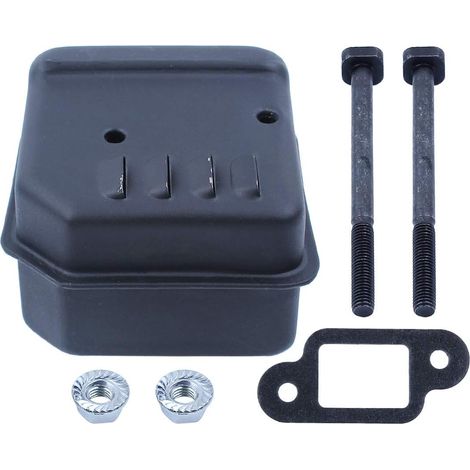 Silencieux d'échappement avec vis de joint pour tronçonneuse Stihl 017 018 MS170 MS180 (1/5)