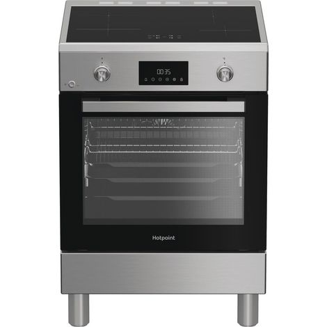 Sconosciuta Ariston H6I8LMSAX cucina libera installazione inox, 60x60cm, piano induzione,forno elettrico ventilato, 73Lt, classe A (1/4)