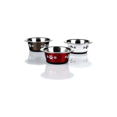 Classic N-Slip S/Steel Posh Paws Dish 170mm PK6 - 738817
