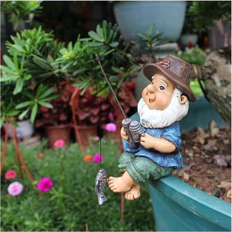 Figurine de poisson pour jardin, décoration de bassin (1/5)