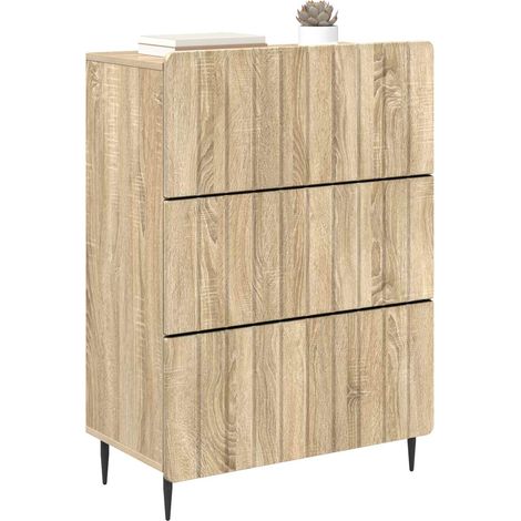 Maison Exclusive - Mobile con Cassetti Rovere Sonoma 66 x 34,5 x 92 cm