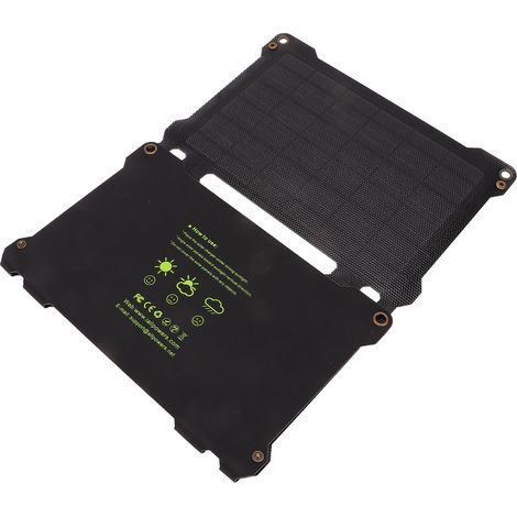 Sac solaire pliable 5V 21W IBC, panneau solaire pliable à double sortie USB pour la recharge d'appareils numériques en extérieur (1/5)