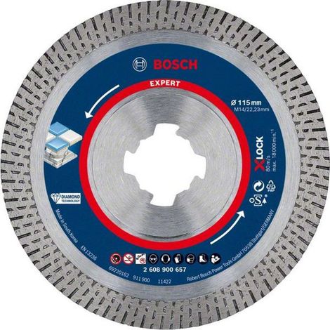 Bosch Expert HardCeramic X-LOCK Disco Diamantato per Taglio Ceramica 115 mm - 2608900657