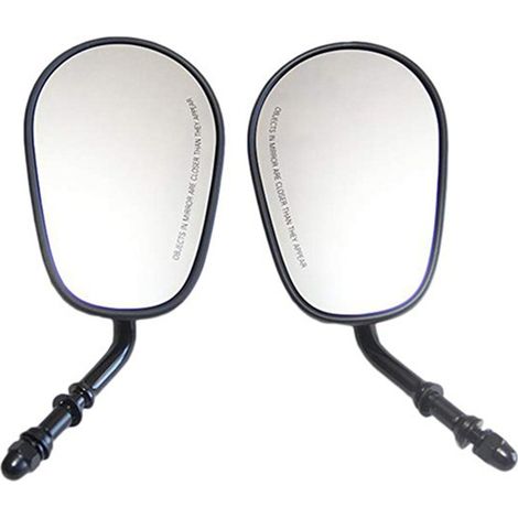 1 pair of Harley motorcycle rearview mirrors, all-aluminum 883 Harley rearview mirrors, retro modification mirrors (1/4)