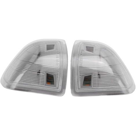 2 clignotants LED pour rétroviseur gauche et droit 68302828AA 68302829AA, remplacement pour Dodge Ram 1500 (2011-2017), blanc transparent,de DEBUNS (1/5)