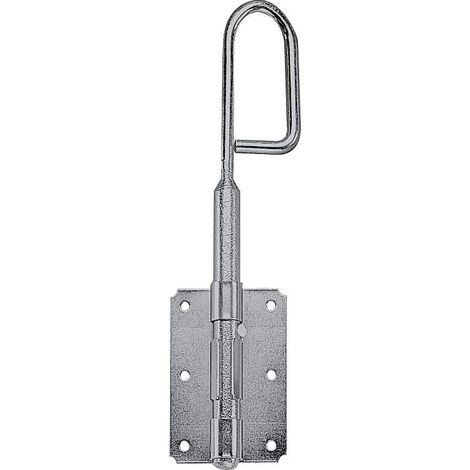 Verrou vertical baïonnette à visser finition acier zingué Ø 18 x longueur 600 mm - TORBEL
