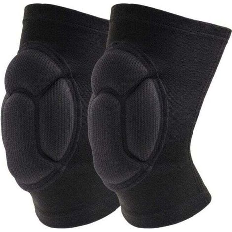 Genouillères Qualité proles pour Le Travail, XU,Genoux Confortable pour sols abrasifs pour Gardning et Construction Danse,1 paire Élastique mousse Anti choc Taille unique - KZQ (1/4)