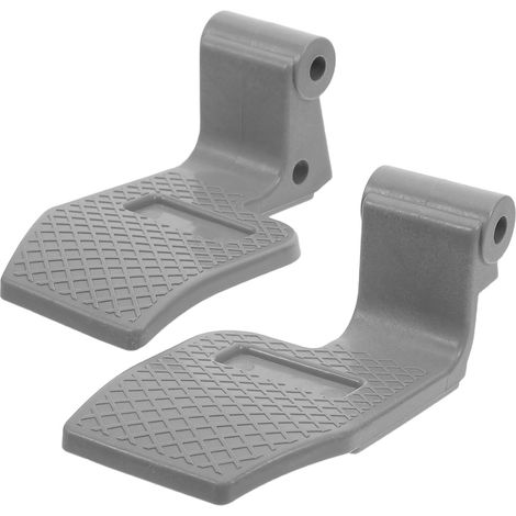 Pédales de Remplacement en Plastique pour Fauteuil, Paire Carrée, Commande Pied Précise et Robuste, Compatible Chaise Réglable Hauteur, Accessoires Professionnels de (1/5)