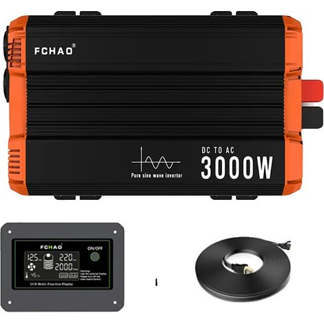 Inverter, da CC 48 V a CA 220 V, uscita a onda sinusoidale pura, KST-3000W-48V (1/2)