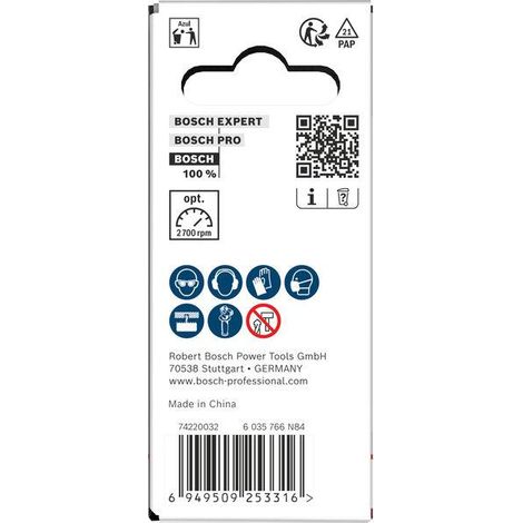 Seghe a tazza Bosch a w&d h 30mm bimetallo costruzione monoblocco