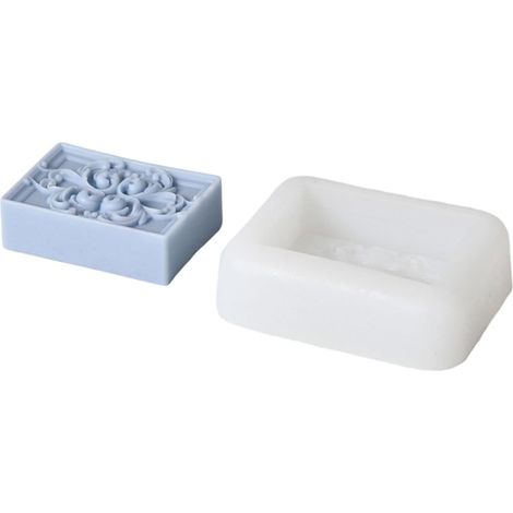 Retro Designs Savon en silicone pour travaux manuels avec motif artistique facile à démouler et savon lavable au lave-vaisselle (1/5)