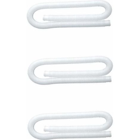Set di 3 tubi di ricambio 32 mm x 150 cm per pompa filtro piscina (compatibile con Intex 607/637) (1/2)