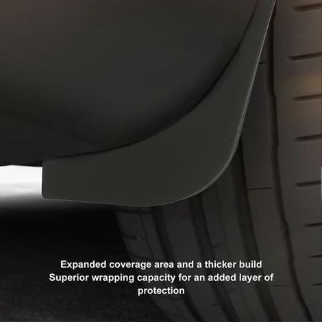 4ème Däckstänkskydd Hög Tålighet Dolda Stänkskydd Ersättning pour Tesla Model Y 2021 à 2023