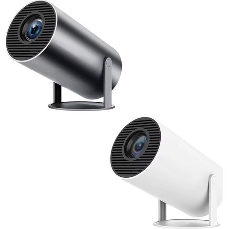 Filiyano – Projecteur portable – HY300Pro Projecteur portable, puissant et silencieux compatible 4 K Blanc (1/5)