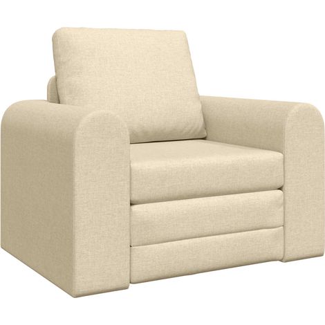 Divano Letto Sofa bed Crema 98 x 71 x 83 cm Tessuto (1/5)