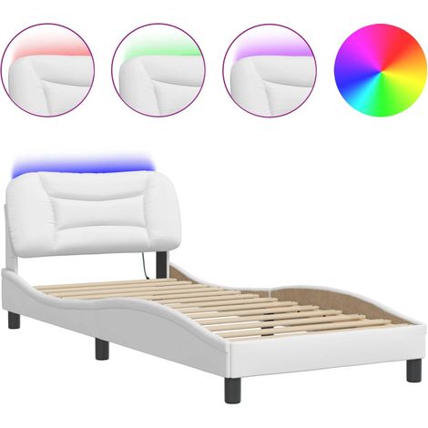 Maison Exclusive - Giroletto con LED senza Materasso Hvar Bianco 90x190 cm