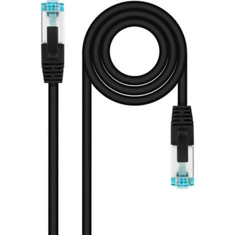 10.20.1701-BK Câble/Cordon réseau RJ45 Nanocable Catégorie 7 S-FTP (S/FTP) Droit 1m (Noir) (1/3)