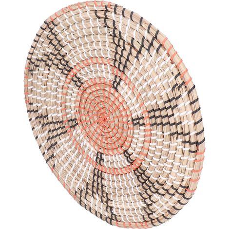 Sets de table isolants en paille nordique tissée, isolants thermiques, décoration murale pour les familles d'accueil (1/5)