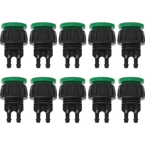 Connecteur, Hose Garden Quick Connector Raccords d'irrigation pour l'agriculture G4/6à 4/7 10Pcs (1/4)
