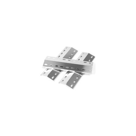 Lot de 3 Cache-brûleurs universels en Acier Inoxydable 39,5 x 12,5 cm pour Enders Kansas 3 & 4, Landmann Triton 3.1, Landmann Avalon, Campingaz Woody 3 LX, Landmann 12739