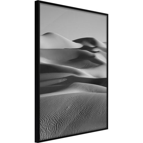Affiche Murale Encadrée "Ocean of Sand II" 21 x 30 cm Noir