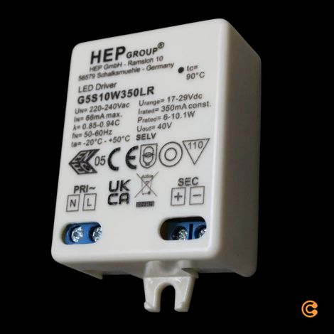 [NEUWERTIG] B-Ware Led Treiber Netzgerät Stromkonstant Deko Light Led Treiber Weiß 10 W 1 Stück