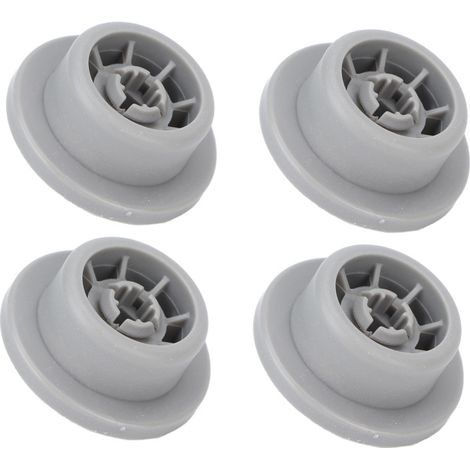 Beyamis Lot de 4 roulettes de rechange pour panier de lave-vaisselle Bosch 420198 AP2802428 165314 (1/5)