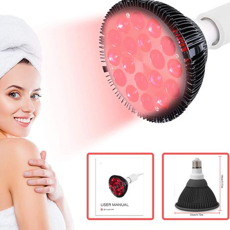 1 Ampoule LED, 54W, 660nm 850nm, Douille E27, Usage domicile (1/5)