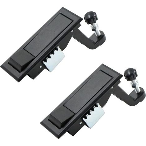 2 Boutons Verrouillage Porte Armoire Plate Électrique (1/3)