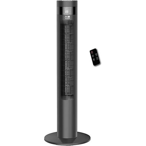 Ventilateur tour Muvip - 50 W - 3 vitesses - Affichage LED - Noir