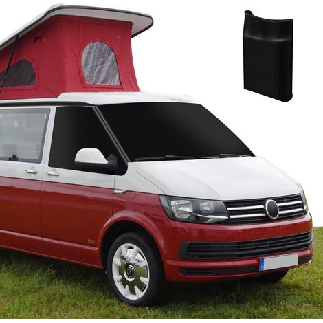 Bâche pare-brise camping-car VW T4, 600D imperméable, protection UV/gel (1/5)