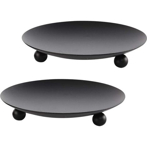 Sottobicchiere per candele, portacandele, piattino per candele, vassoio per candele, vassoio piccolo, diametro 11 cm (1/5)