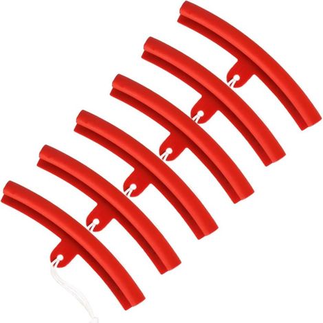 6 Pièces Protection De Jantes, Montage De Pneus Protection De Bords De Jantes, Protection De Jantes en Caoutchouc pour Tous Les ModèLes Courants (1/5)