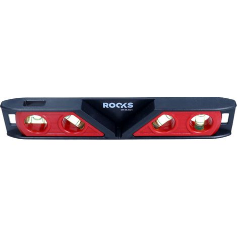 Livella ROOKS VTYPE 225 mm con 4 Bolle (OK-06.0321)