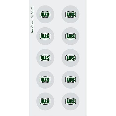 Bouchons d orifice de verification alu rond - autoadhésif sachet de 100 pces