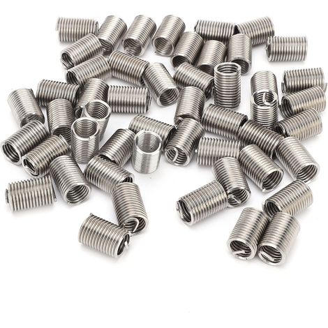 50pcs M101.5 steel wire thread insert, thread protection sleeve, thread repair 2.5D (1/5)