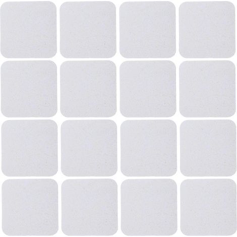 16 unbedruckte Kühlschrankmagnete für Sublimationsdruck, einfache Kühlschrankmagnete. – 5,4 x 5,4 x 0,2 cm – Weiß (1/4)