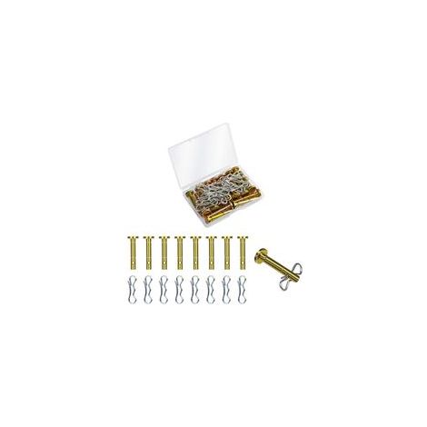 20 Set Scherstifte und Splinte für Schneefräsen, 20 Stück 738-04124 und 20 Stück 714-04040 Scherstift-Ersatz für Mtd Cub Cadet Troy-Bilt Schneefräsen - Crezuo (1/4)