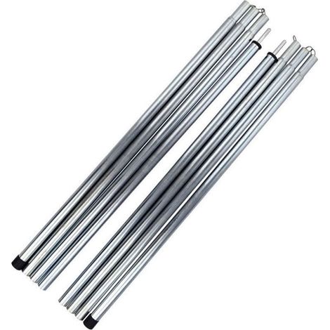 poteaux d'auvent de tente extérieure, Argent (1/5)