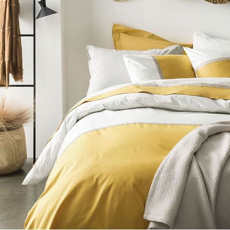Housse de Couette Unie en Percale de Coton, Sahara, Toi et Moi (1/3)