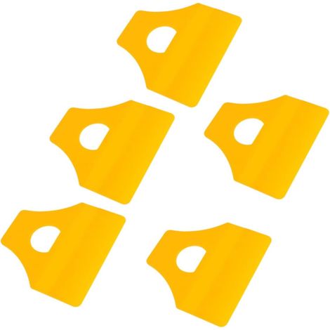 5pièces Raclette pour Vinyle Automobile Applicateur Autocollants Outil Application De Sticker pour Voiture Raclette Plastique (1/5)
