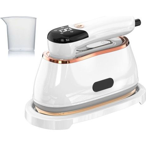 Tragbarer 2-in-1-Dampfglätter (1200 W) – Bügelbrett mit Keramikplatte, Dampfbügeln in nur 10 Sekunden, ideal für Zuhause und unterwegs (1/5)