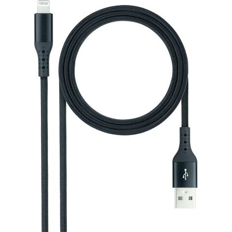 Accesorio NANOCABLE 10.10.0401-COBK 1 m Negro (1 unidad) (1/4)
