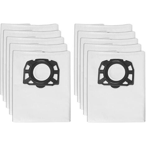 VURAHOME - Lot de 10 Sacs Aspirateur Karcher WD4 WD5 WD6 Mv4 Mv5 Mv6 (1/5)