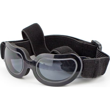 Filiyano-Lunettes noires Enjoy Small Dog Goggles, anti-UV, résistantes à la neige et au vent.