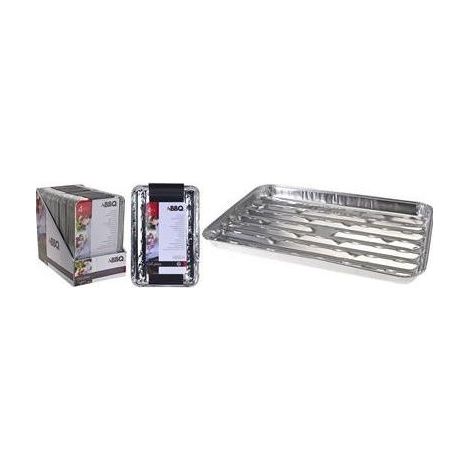 Affek-design Ensemble de plateaux aluminium argenté 34x23 cm (1/5)