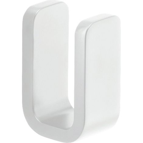 Appendiabiti da muro in ottone, acciaio inox e Cromall 3226 Gedy serie OUTLINE Bianco Opaco (1/3)
